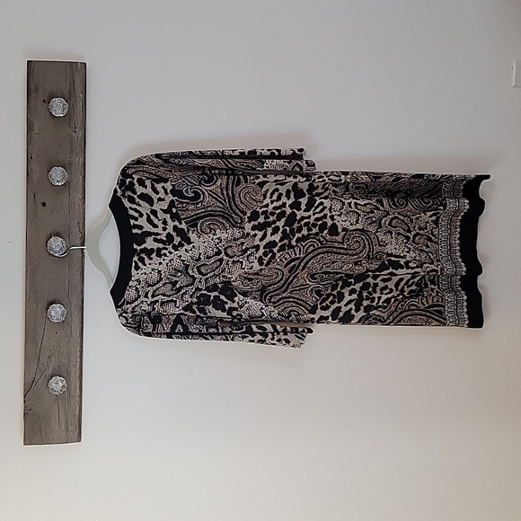 Chico's Animal Print Dress SZ 8/1 - Picture 4 of 6